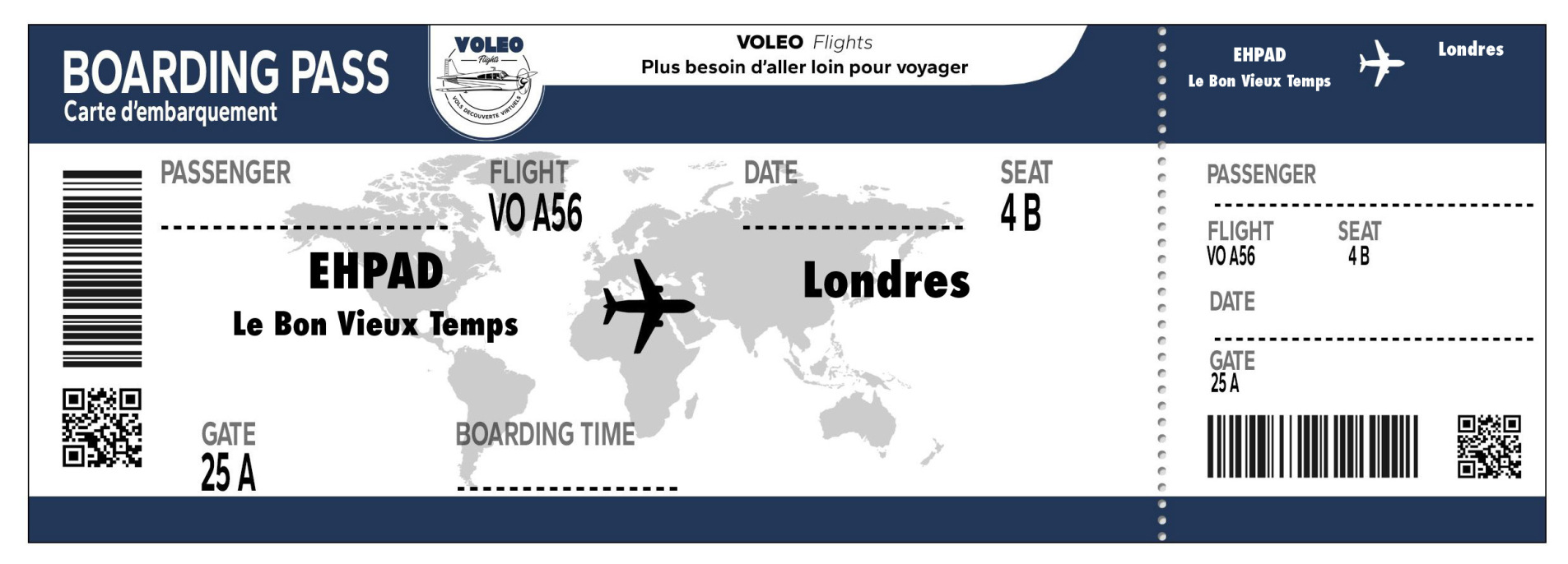 Carte d'embarquement